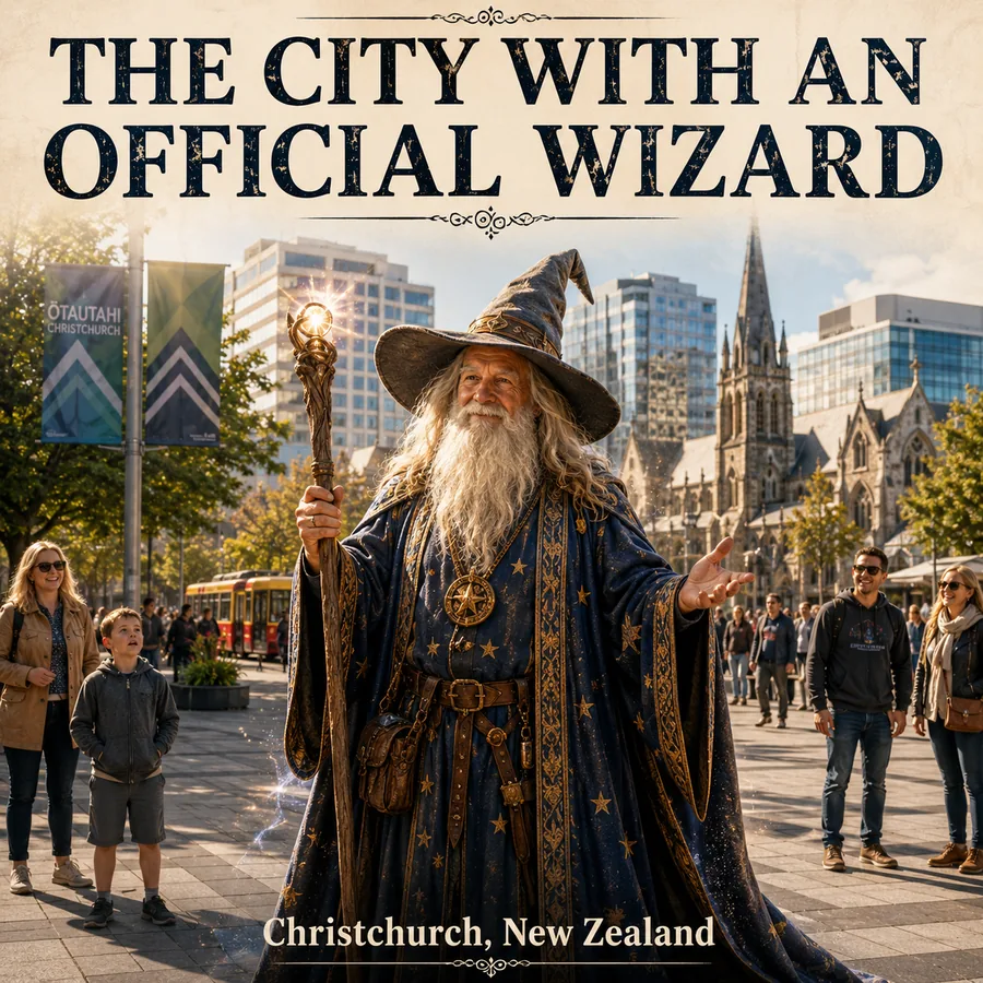 The New Zealand City That Had an Official Wizard on the Payroll