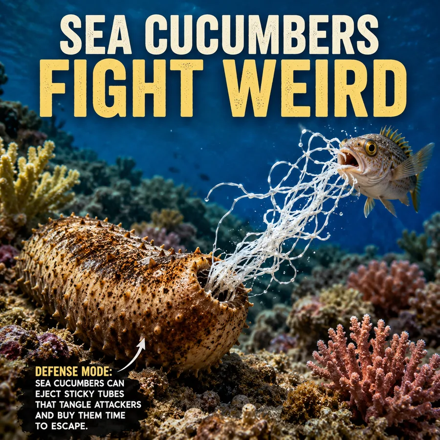 Sea Cucumbers Can Weaponize Their Own Guts