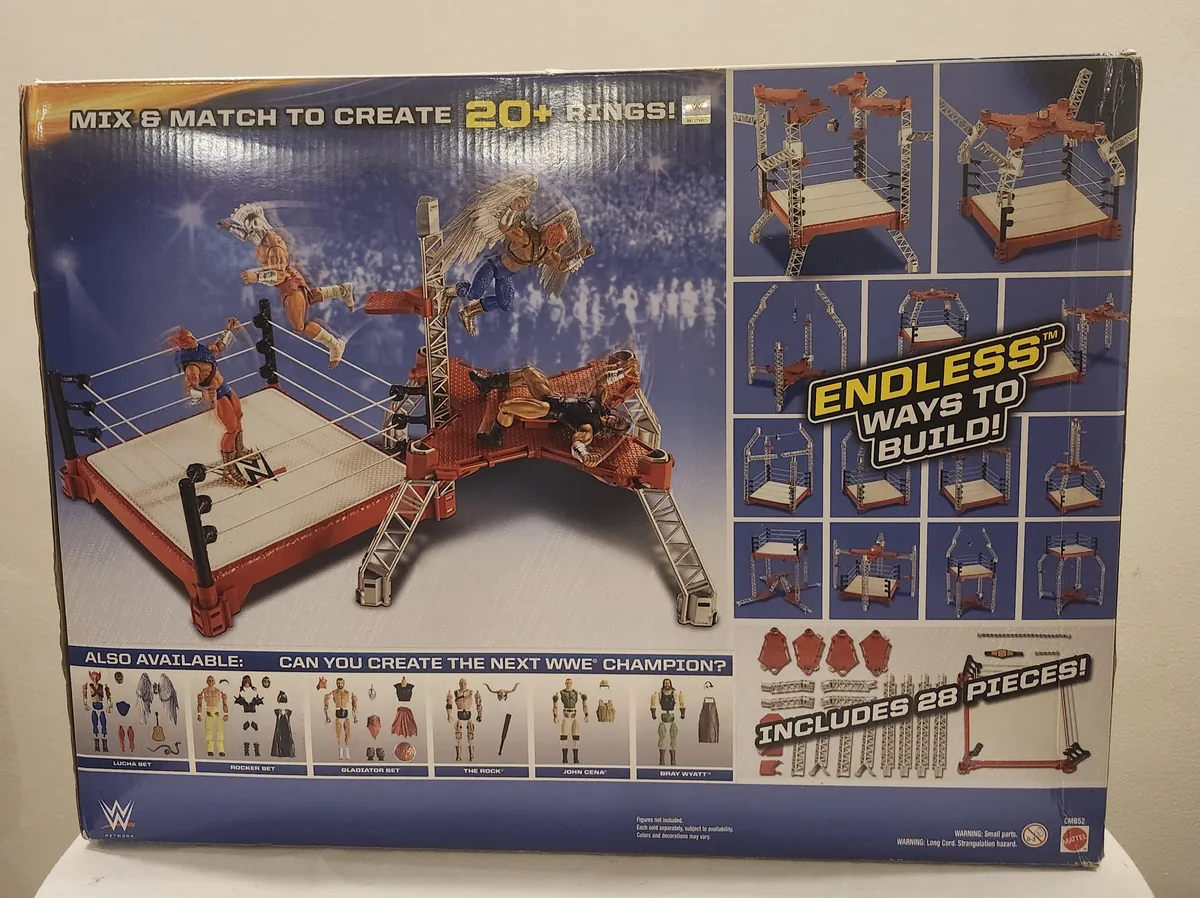 Additional image for WWE Create A WWE Superstar Ring Builder Playset – Night of Champions Ring Set