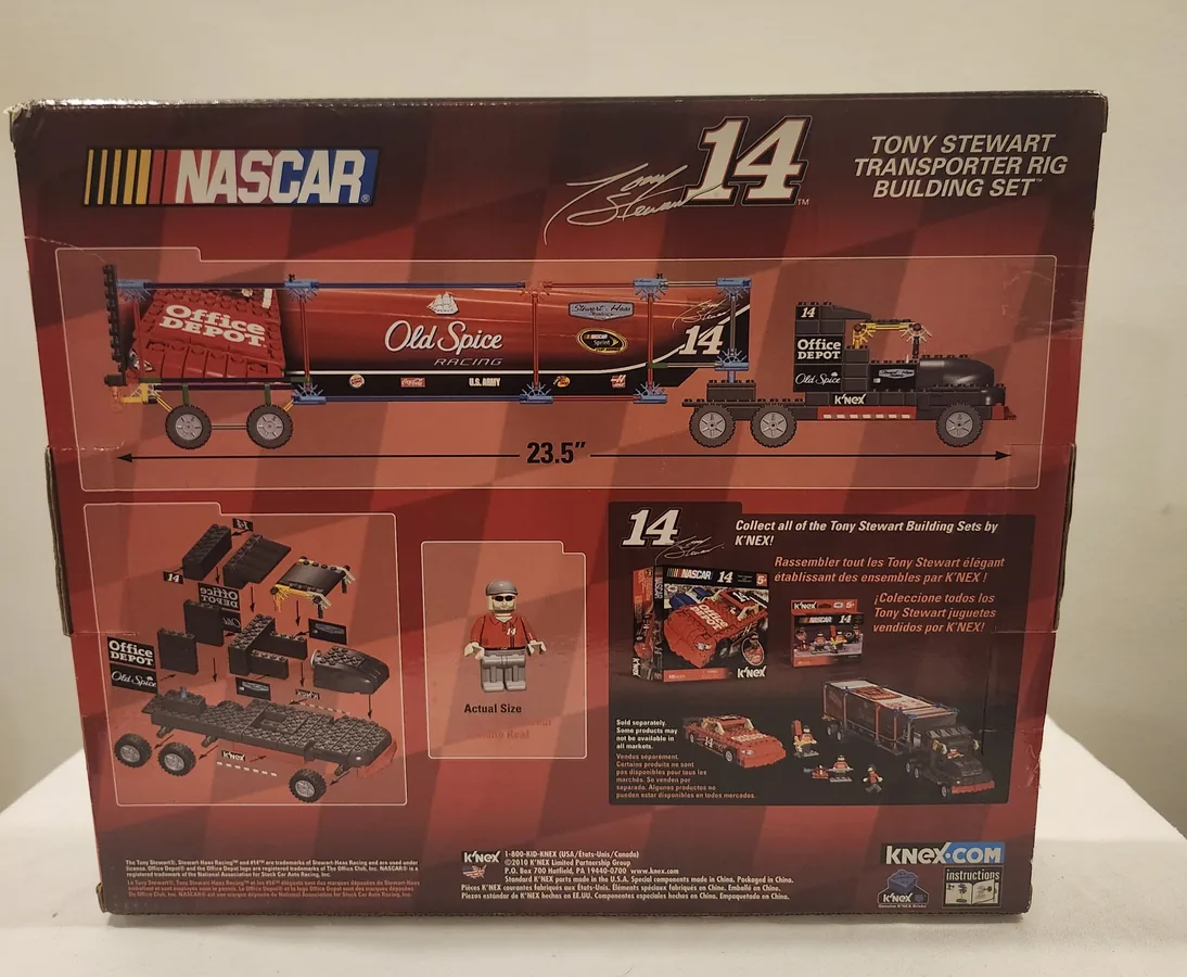 Additional image for NASCAR K’NEX Tony Stewart #14 Transporter Rig Building Set - 270 Pieces