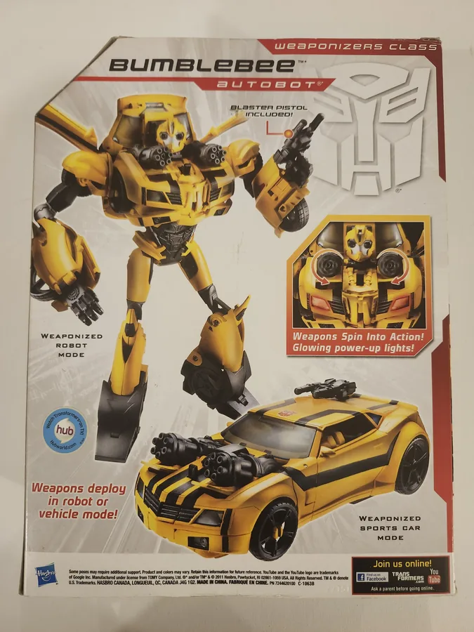 Additional image for TRANSFORMERS PRIME Weaponizer BUMBLEBEE Figure – Set 38286