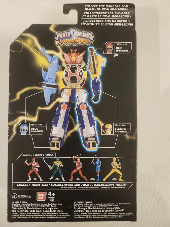 Additional image for Power Rangers Legacy Ninja Storm Yellow Ranger – Set 43155