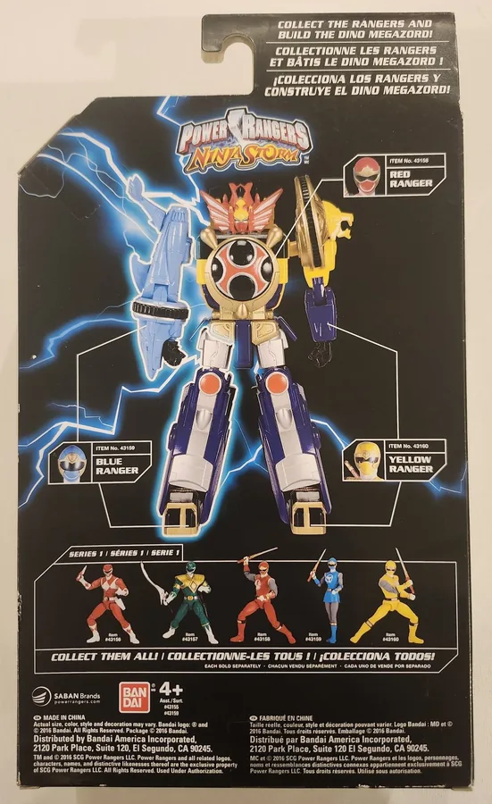 Additional image for Power Rangers Legacy Ninja Storm Blue Ranger – Set 43155