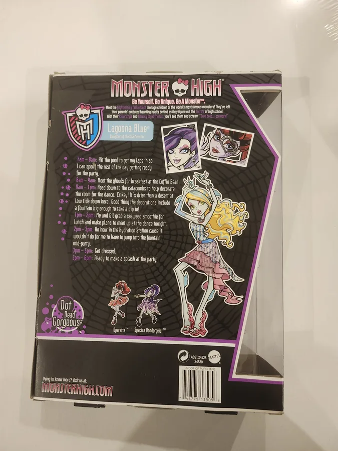 Additional image for Monster High Dot Dead Gorgeous Lagoona Blue Doll 2011 Mattel X4530