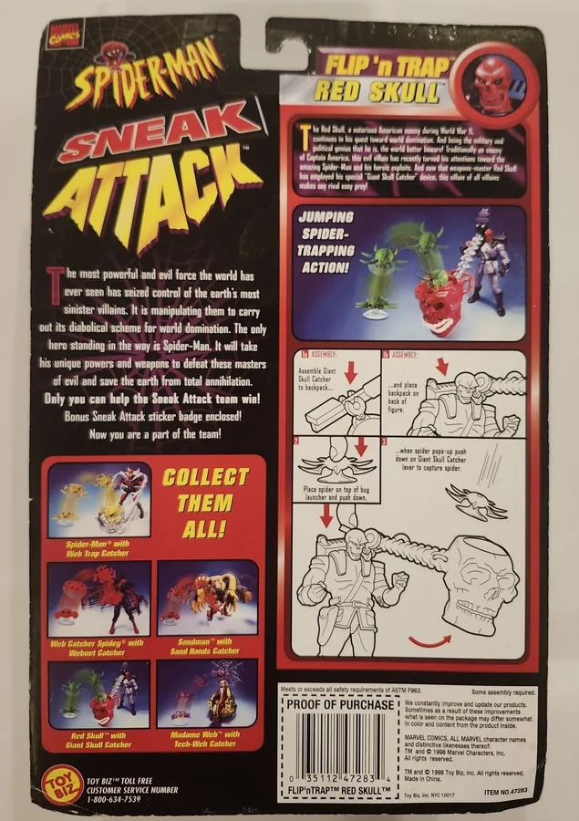 Additional image for spider-man sneak attack red scull