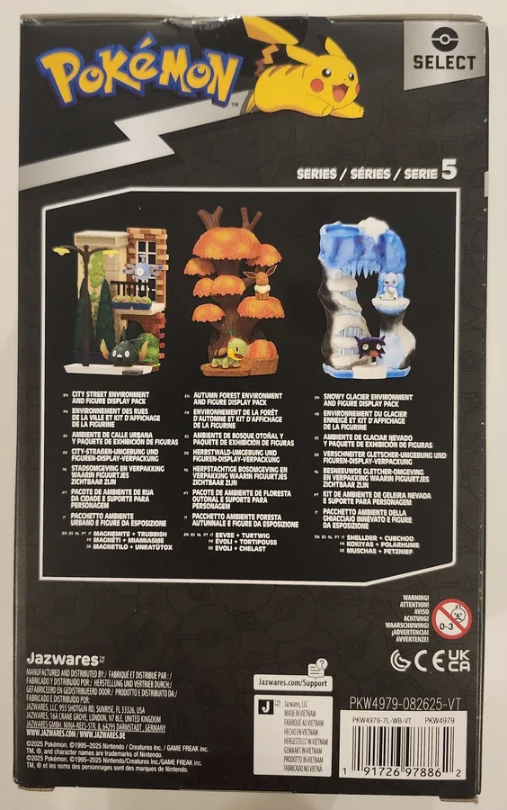 Additional image for Pokemon City Street Environment Magnemite & Trubbish Figure Display Pack