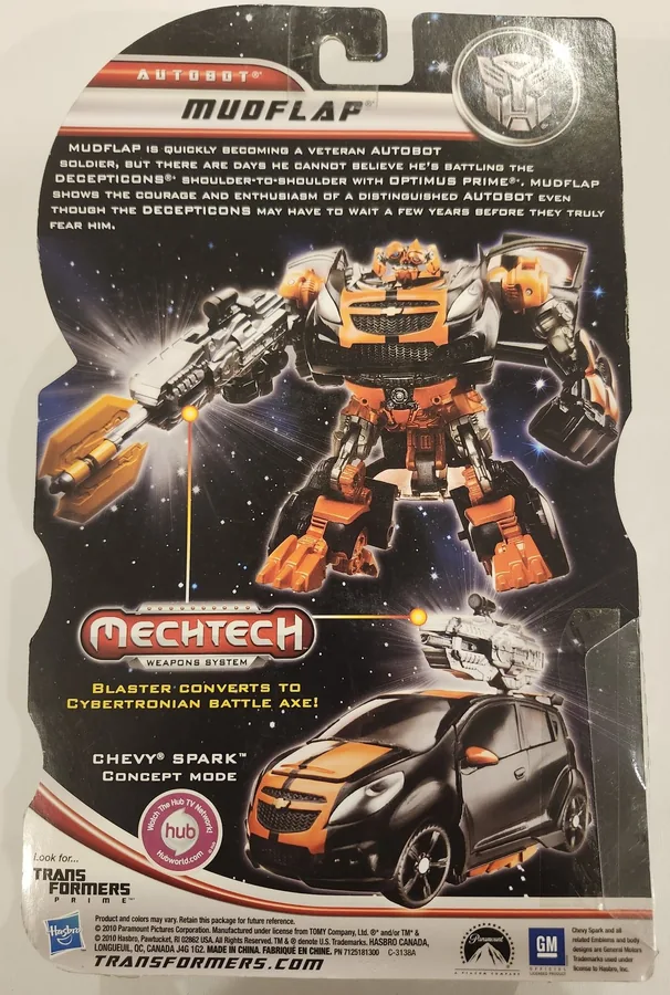 Additional image for Transformers Dark of the Moon Mechtech Deluxe Class, Mudflap – Set 297320000